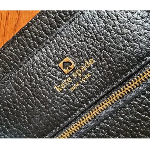 Kate Spade Large Southport Oden Black Pebble Grain Leather Shoulder Tote Bag - Picture 4 of 11